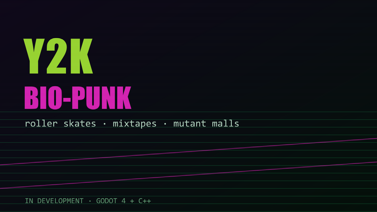 Y2K: Bio-Punk, an isometric action RPG in a neon retro-future